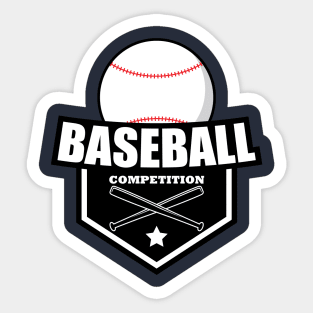 Baseball Competition Sticker